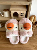 2024 cartoon cute cotton slippers plush slippers for women