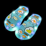 Children's summer luminous slippers