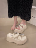 Women's height-enhancing fashionable slippers