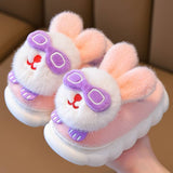 Cute cartoon baby cotton slippers for boys and girls