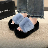 Cute Plush Cotton Slippers for Women