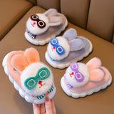 Cute cartoon baby cotton slippers for boys and girls