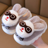 Cute cartoon baby cotton slippers for boys and girls