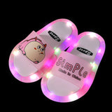 Children's summer luminous slippers